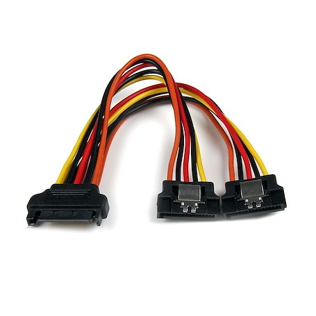 StarTech PYO2LSATA .com 6 inch Latching SATA Power Y Splitter Cable Adapter - M/F