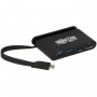 Tripp Lite U460-T04-2A2C-1 USB C Hub USB 3.1 Gen 1, 2 USB C & 2 USB-A Ports, Charging 5Gbps