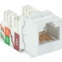 Black Box C6AJA70-WH-R2 CAT6A Keystone Jack Unshielded RJ45 White