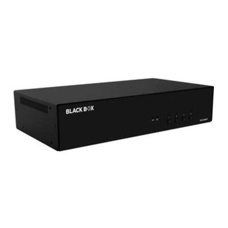 Black Box KVS4-2004VX NIAP4 Secure KVM Switch 4 Port Dual Head DP CAC