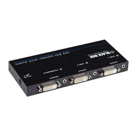 Black Box AVSP-DVI1X2 1 x 2 DVI-D Splitter with Audio and HDCP