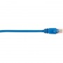 Black Box CAT5EPC-015-BL-25PAK CAT5E Molded Boot Patch C Blue 15FT 25 Pack