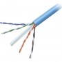 Belkin A7L704-1000BL-P CAT6 Solid Bulk Cable 4PR 24 AWG 1000FT Blue Plenum