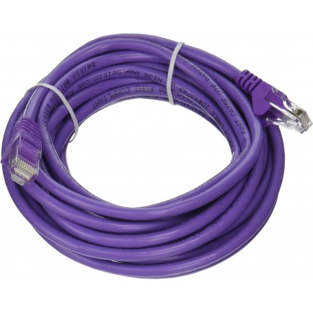 Belkin A3L791-15-PUR-S 15ft Cat5e Snagless Patch Cable Purple