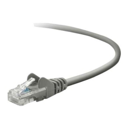 Belkin A3L791-03-RDS Cable CAT5E UTP RJ45M/M 3  Gray/Red Patch