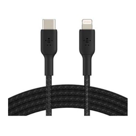 Belkin CAA004BT1MBK Boost Charge Braided USB-C to Lightning Cable