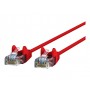 Belkin CE001B12-RED-S 12FT CAT6 UTP Patch Cable Snagless Red