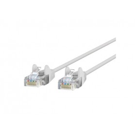 Belkin CE001B03-WHT-S 3FT CAT6 UTP Patch Cable Snagless White