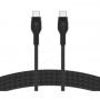 Belkin CAB011BT2MBK USB-C to USB-C 2.0 Braid Silver 2M Black 03-Retail Box