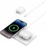 Belkin WIZ019TTWH BoostCharge Pro 2-in-1 20W Wireless Charging Pad (White)