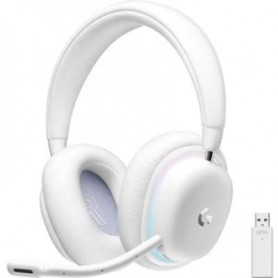 Logitech 981-001082 G G735 Wireless RGB Gaming Headset (White Mist)