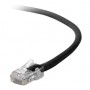 Belkin A3L980-10-BLK-S 10Ft CAT 6 Snagless Patch Cable - Black