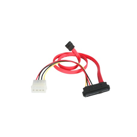 StarTech.com SAS729PW18 18 inch SAS 29 Pin to SATA Cable with LP4 Power