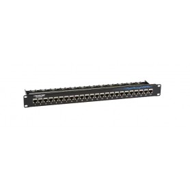 Black Box JPM804A-R2 CAT5E Feed-Through Patch Panel, Shielded