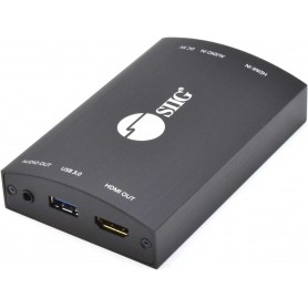SIIG CE-H26H11-S1 USB 3.0 HDMI Video Capture Device with 4K Loopout - video capture adapter - USB 3.0