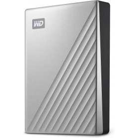 WD WDBPMV0050BSL-WESN 5TB My Passport Ultra for Mac Silver, Portable External Hard Drive