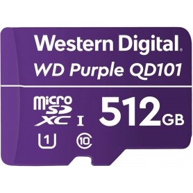 Western Digital WDD512G1P0C Purple SC QD101 Ultra Endurance microSD Card 512 GB