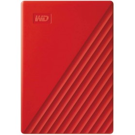 Western Digital WDBYVG0020BRD-WESN 2TB My Passport Portable External Hard Drive, Red