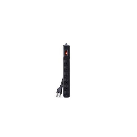 CyberPower GS608B Power Strip, 6 Outlets, 8 ft Power Cord, Black