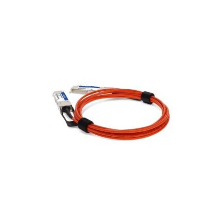 Addon QSFP-40G-AOC10M-OE-AO 40GBASE-AOC QSFP+ to QSFP+ Orange Active Optical Cable, MSA and TAA Compliant, 10m