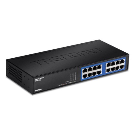 TRENDnet TEG-S16DG 16-Port Gigabit GREENnet Switch (Metal Desktop)