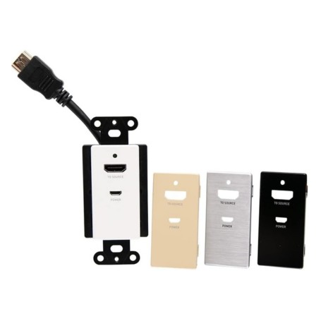 C2G C2G42395 HDMI Inline Extended Decorative Wall PLT