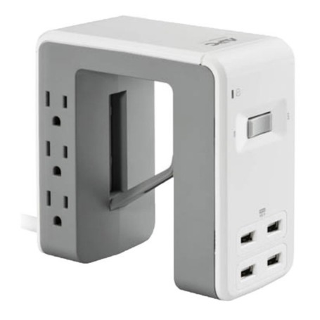 APC PE6U4W SurgeArrest Essential 6-Outlet Surge Protector with USB, 120V