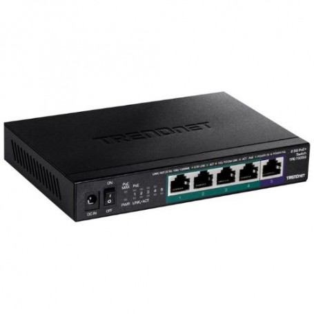 TRENDnet TPE-TG350 Unmanaged 2.5G PoE Ethernet Switch 5 Port