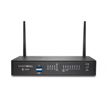 SonicWall 02-SSC-6834 TZ370W Advanced Edition Security Appliance - Wi-Fi 5