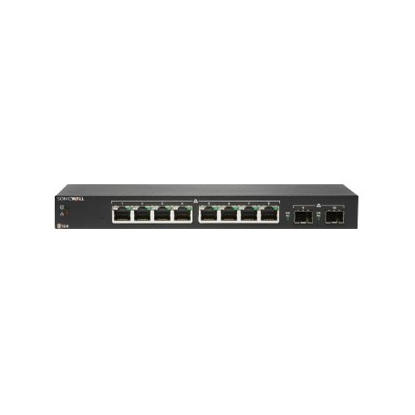 SonicWall 02-SSC-8364 Switch SWS12-8 - Managed 10-Port Gigabit Switch