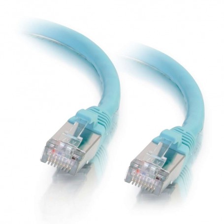 C2G 00743 4ft Cat6a Snagless Shielded (STP) Ethernet Patch Cable Aqua