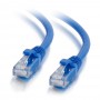 C2G 00699 Cat6a Snagless Unshielded Ethernet Network Patch Cable Blue 12ft
