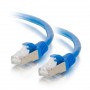 C2G C2G43815 3ft Cat6a Shielded Network Patch Cable Blue TAA Compliant