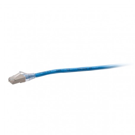 C2G C2G43818 6ft TAA-Compliant Cat6a Snagless Shielded Network Cable Blue