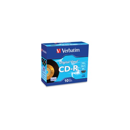 Verbatim 94439 CD-R 80min 52X Digital Vinyl Color Disc